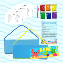 Load image into Gallery viewer, Art Adventure: Under the Sea (Set of 2 Name Plates)
