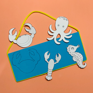 Art Adventure: Under the Sea (Set of 2 Name Plates)